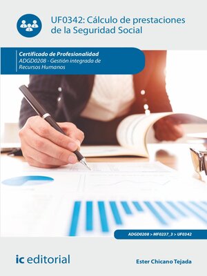 Cálculo de prestaciones de la Seguridad Social. ADGD0208 - ebook